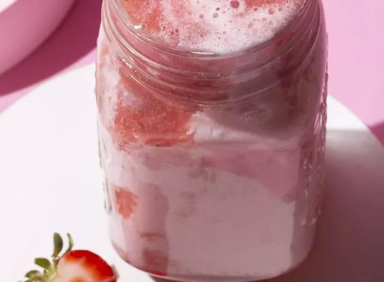nutritionniste vesoul Mousse de fraises glacée légère