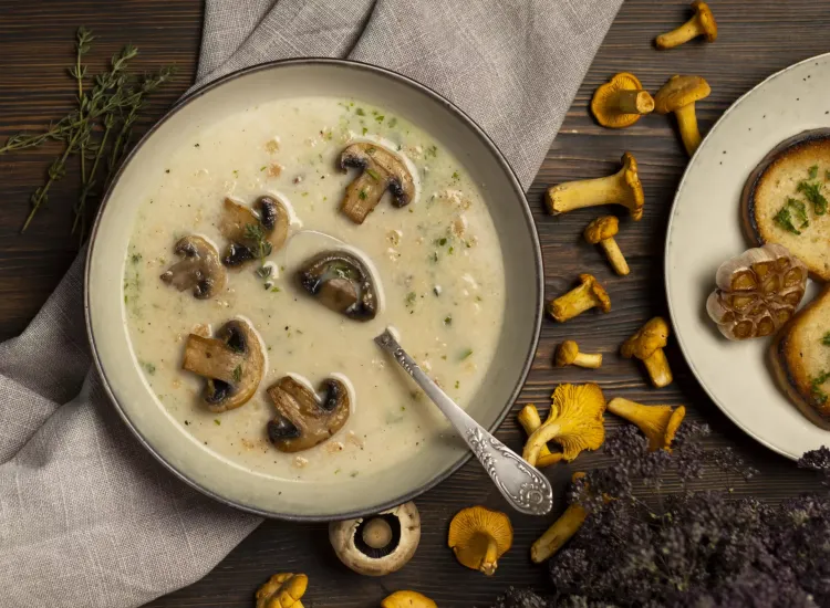 nutritionniste vesoul Velouté de champignons