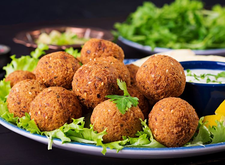 falafel hummus pita middle eastern arabic dishes halal food